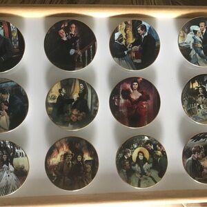 Vintage “Gone with the Wind” Collectible Decorative Plates Set